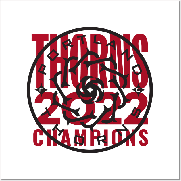 Thorns Champions 11 Wall Art by Very Simple Graph